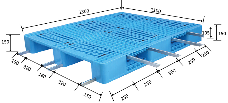 1311川字網(wǎng)格塑料托盤